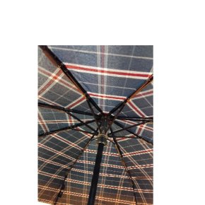 Knirps T200 medium duomatic check navy